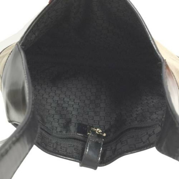 Gucci Shoulder Bag Jackie Line Canvas x Leather - Picture 7 of 13